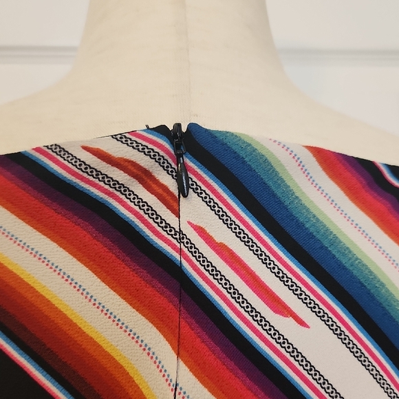 Colorful Striped Midi Dress - Picture 10 of 16